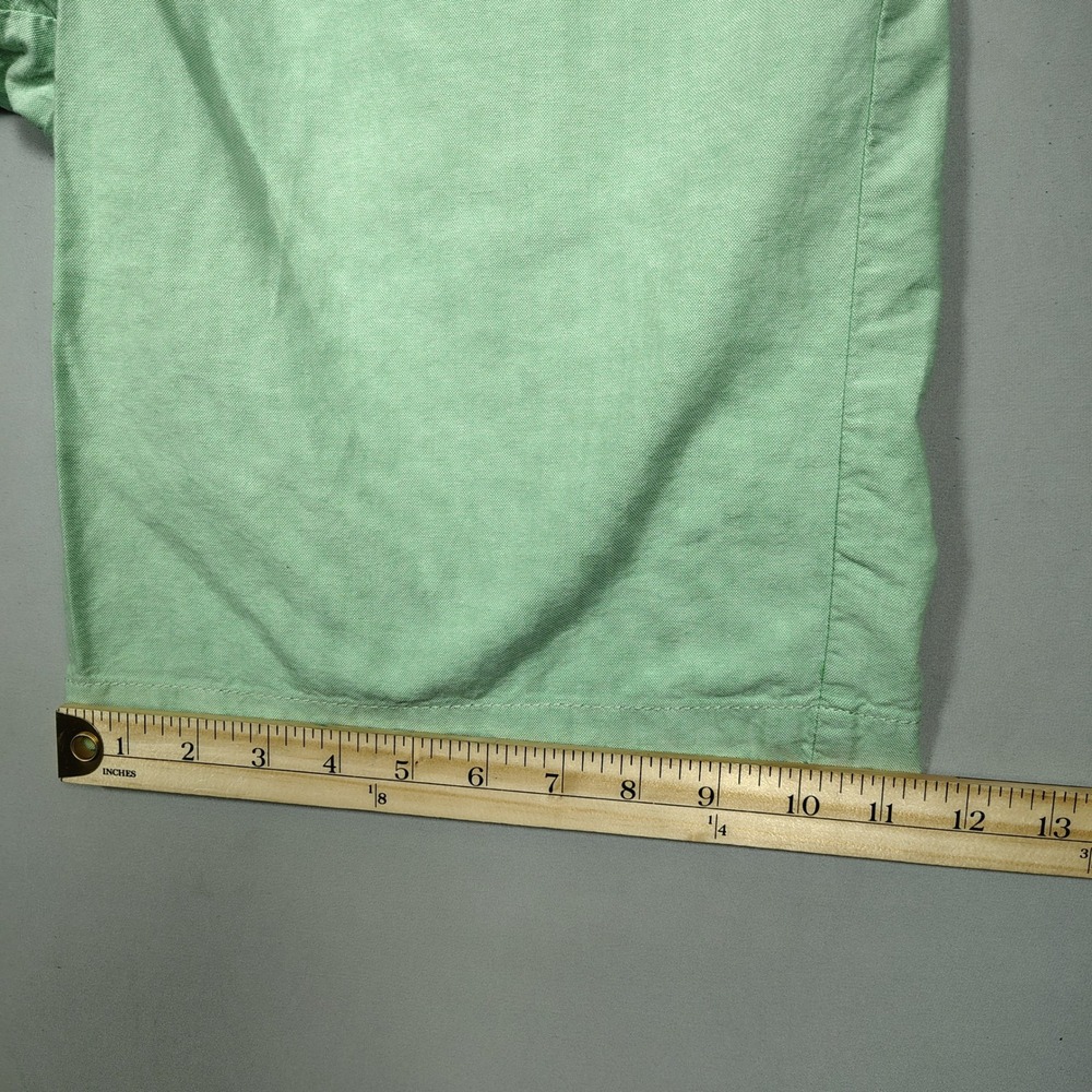 IZOD Shorts Mens 32 Green Flat Front Solid Cotton 45SH126317 - Picture 11 of 12